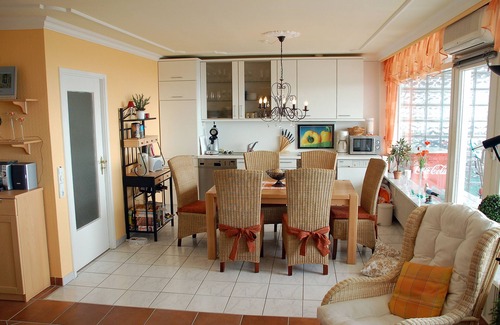 Sierksdorf House | 4* Luxury penthouse on the beach, with dream sea view, fireplace + swimming pool !