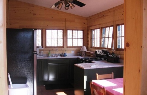 Saluda Cottage | 4 Season Cabin in the Woods with Private Lake Usage