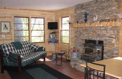 Saluda Cottage | 4 Season Cabin in the Woods with Private Lake Usage