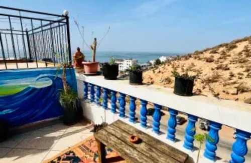 Taghazout House | 4- Twin/Double room with with shared bathroom(Twin room with private bathroom)