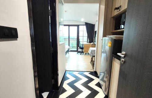 Na Chom Thian Apartment | 421c Studio Opened Space With Nice Breeze Private Wi Fi