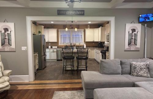 Spartanburg House | 4BR Spartanburg Getaway Porch Full Kitchen
