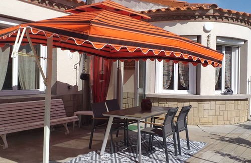 Saint-Hippolyte Villa | 5 min Plages Villa Coquette et Acueillante Parking Boulodrome