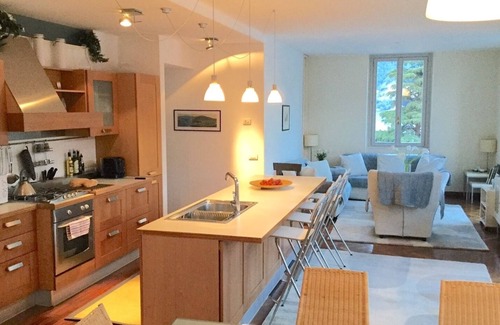 Carate Urio Condo | 5 Lakefront Balconies on Lake Como-Waterviews from Every Room!