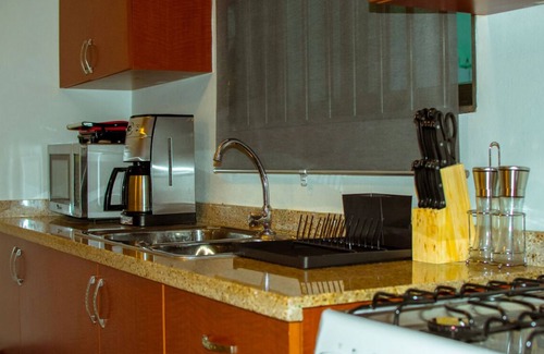 Bubali Apartment | 5 minutes from eagle beach as an apartment with kitchen and