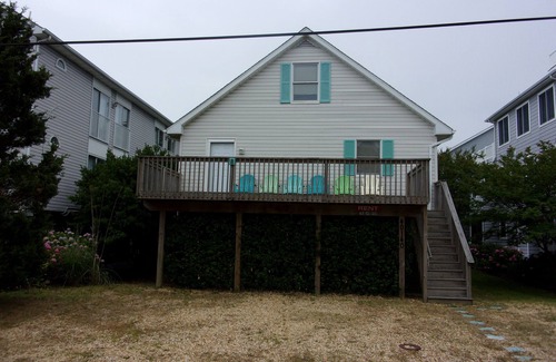 Fenwick Island House | 50 feet to the beach! Big deck, porch, 3 large BRs, Wi-fi, cable, o/d shower!