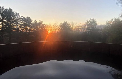 Taghkanic House | 75 Acre Summer Retreat with Private Swimming Pond, Trails, and Cedar Hot Tub