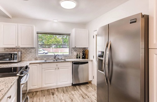 Edgewood Villa | 7BR Lakefront Duplex w/Pool, Sauna & Hot Tub!