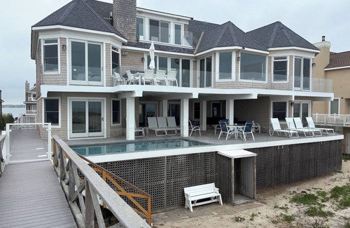 West Hampton Dunes House | 8 BR Glamorous Oceanfront, 8 Bath, Pool + Jacuzzi - Ask for Last Minute Deals!