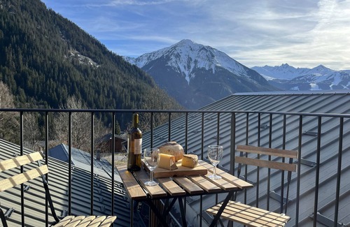 Champagny-en-Vanoise Apartment | 8-room duplex apartment in authentic chalet - La Plagne village resort