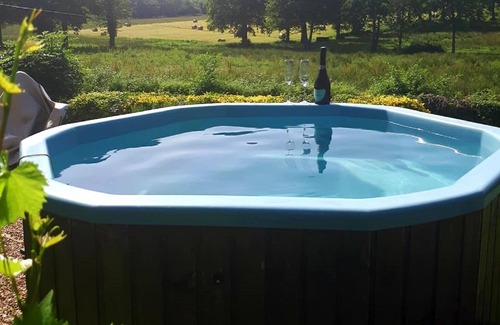 Bussiere-Poitevine House | A beautifully restored barn with private wood fired hot tub . Bussiere Poitevine