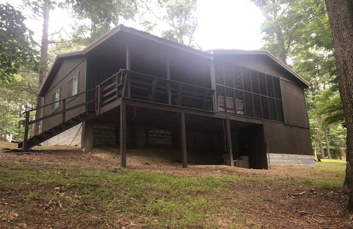 Mathias Cabin | A cozy cabin snuggled in the mountains minutes away from Lost River State Park.