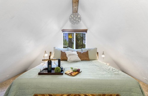 Kachina Village Cabin | A-frame cabin, fenced-in yard