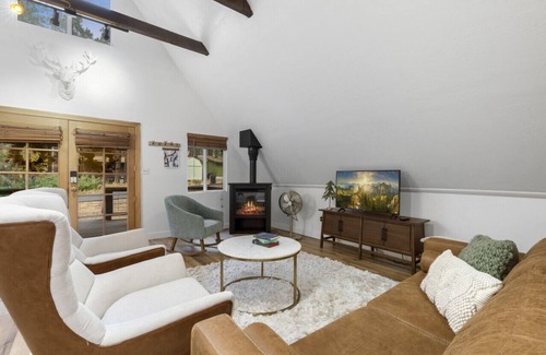 Kachina Village Cabin | A-frame cabin, fenced-in yard