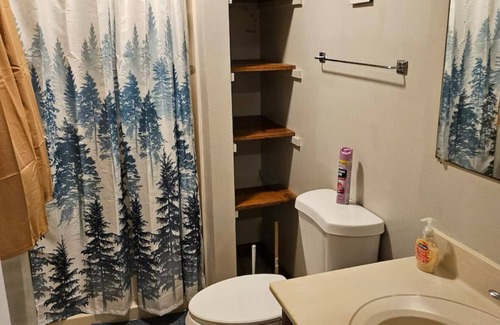 Petersburg House | A large room in Prince George County that has a King size bed and an ensuite.