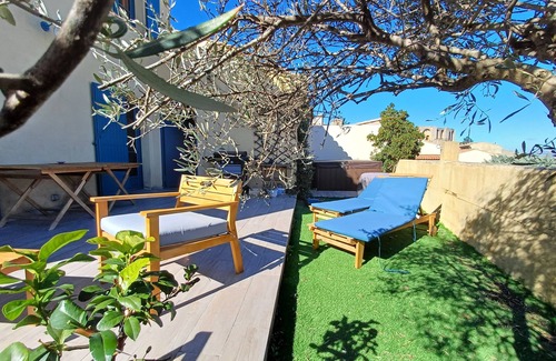 Lancon-Provence House | A Louer Jolie Maison de Village 4/5 Pers Avec Terrasse, spa et vue Dégagée