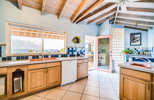 Road Town Villa | A magical panoramic ocean view from sunrise until dusk.