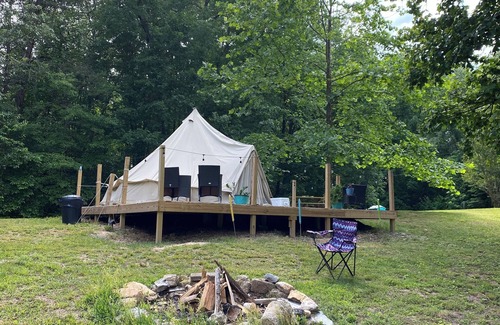 Boomer RV Rental | A place for peace… relaxing yurts, pet friendly on a holistic farm in Western NC