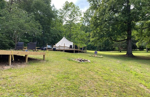 Boomer RV Rental | A place for peace… relaxing yurts, pet friendly on a holistic farm in Western NC