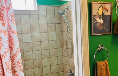 Roseville House | A Private Bedroom with attached Private Bathroom in a Big Beautiful House