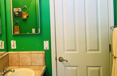 Roseville House | A Private Bedroom with attached Private Bathroom in a Big Beautiful House