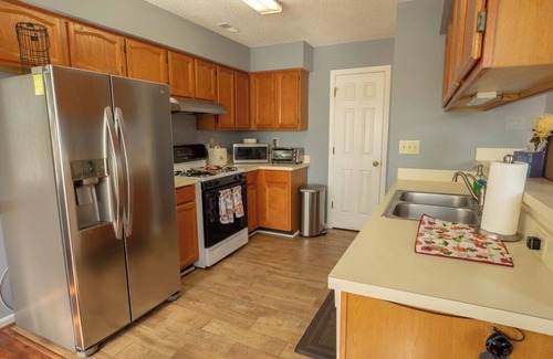 Fentress House | A quiet lakeside home for family, business, or both to relax or be productive.