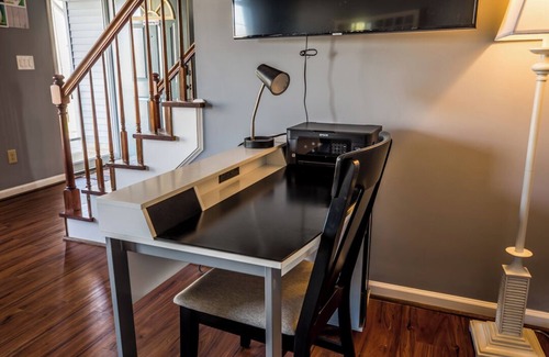 Fentress House | A quiet lakeside home for family, business, or both to relax or be productive.