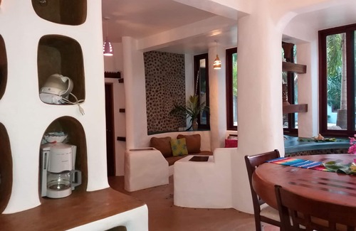 Lance aux Epines Villa | A Rustic Spanish, Adobe Style, Poolside Three Bedroom Villa