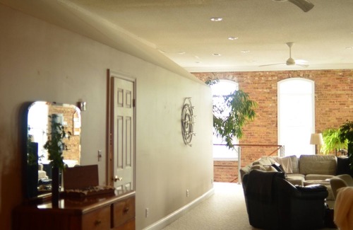 Berrien Springs Villa | A spacious loft apartment in downtown Berrien Springs.
