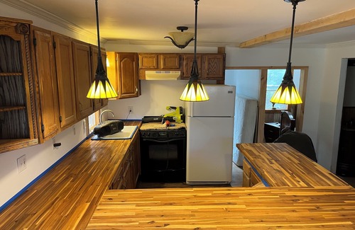 Arietta Cabin | A stylish Adirondack Log Cabin located along side the NYS Hiking trail System!