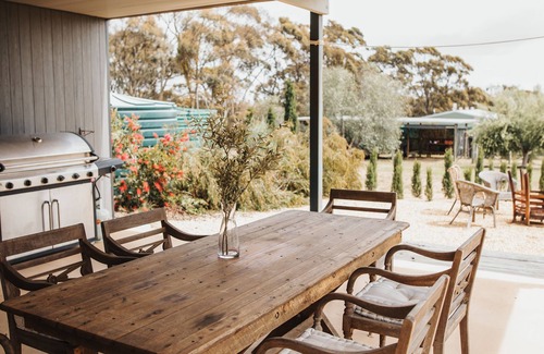 Clare House | A tranquil 40 acre olive grove, comfort inside, fire pit & hot tub outside
