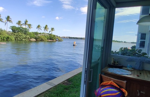 Boynton Beach Condo | A water view from every room. This hidden gem is a must for the winter months.