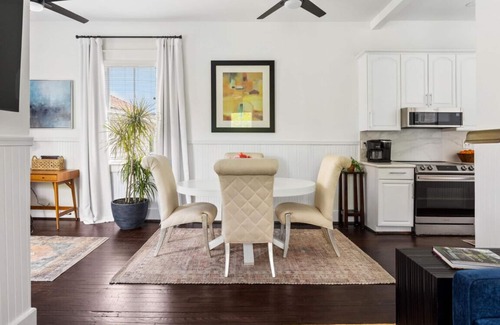 Downtown Charleston House | A4 at Saint Philip Square, One Block to King, Top Floor Courtyard View Apartment