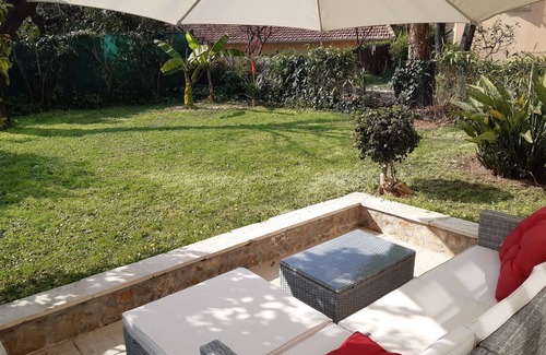 Riou - Petit Juas - Av de Grasse Apartment | Absolute peace and quiet, garden and parking right in the center of Cannes!