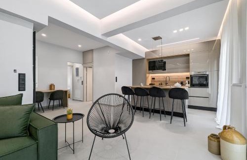Piraeus Apartment | Acropolis view 2BD penthouse next to tram and port