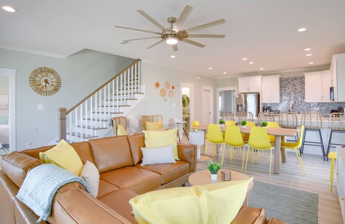 Saint Elmo House | Across from Beach, Ocean Views, Heated Private Pool, Steps To Sand, Dog Friendly
