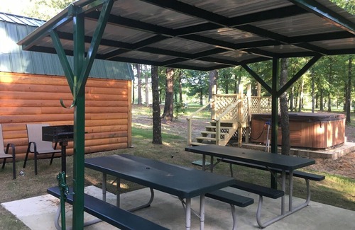 Hugo House | Adjacent to Hugo lake Corp land. These cabins do not have bathrooms in them.