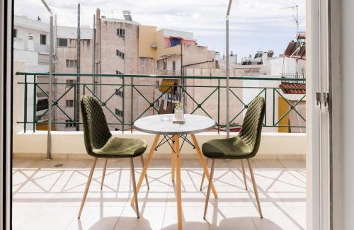 Attiki Apartment | Adorable sunny studio with private balcony I