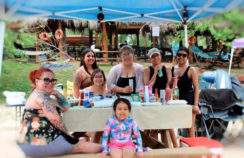 Prairie Lea Other | Adventurous Family Glamping Getaway: Amazing Safari Tent on the San Marcos River near Kingsbury, Texas with Kayaks, Canoes and More