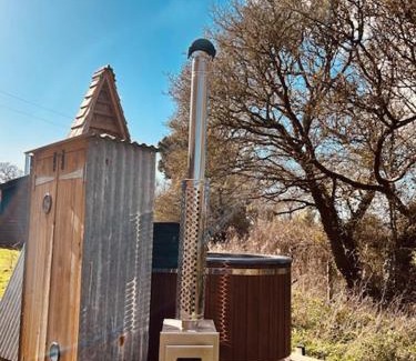 Newport Ski Chalet | Aframe Tiny Home SILVA with private hot tub