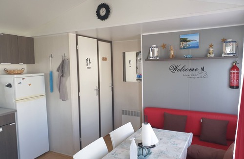 Vic-la-Gardiole House | Air-conditioned Mobile home - TV - 3 rooms near the Mediterranean Sea