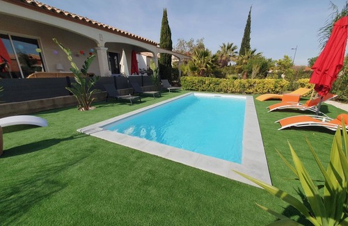 Pollestres Villa | Air-conditioned villa with private swimming pool 8 persons Classified 4*.
