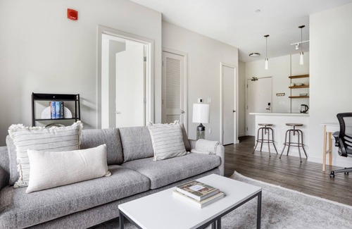 Cambridgeport Apartment | Airy Cambridgeport 1BR w/W/D & Gym, near Boston U & MIT, by Blueground