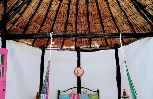 Izamal Hotel | Aldea Maya Toktli Orígenes: Alberca + Wifi-Starlink + Tour Sustentabilidad