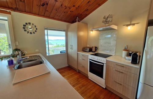 Algies Bay House | Algies Bay private Beach Bach with amazing views