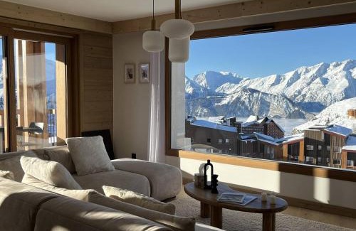 Bergers Apartment | Alpe d'Huez Houses - Chez Marley - PHOENIX3 - Panoramique 4 chambres, sur piste avec piscine