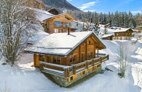 Saint-Pierre-de-Clages Ski Chalet | AlpenRose - 8 pers - avec cachet -pres des pistes