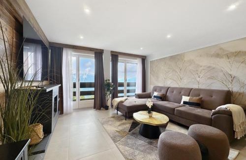 Crans-Montana Apartment | Alpine Pearl - Panoramic Mountain Views - Aminona