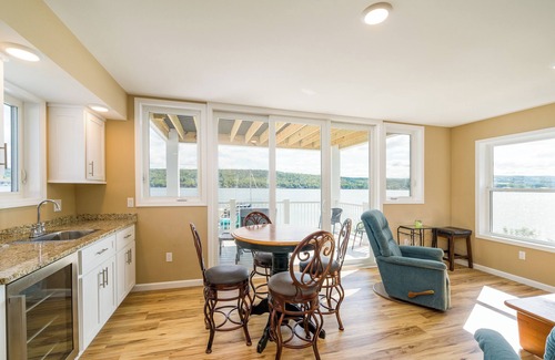 Conesus Apartment | Amazing 180 degree view from the Sunrise Suite on Conesus Lake! Come Enjoy!