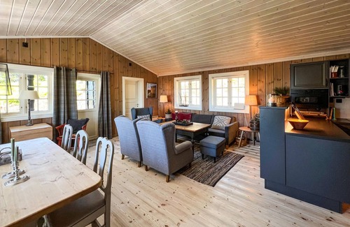 Sjusjoen House | Amazing home in Sjusjøen with sauna